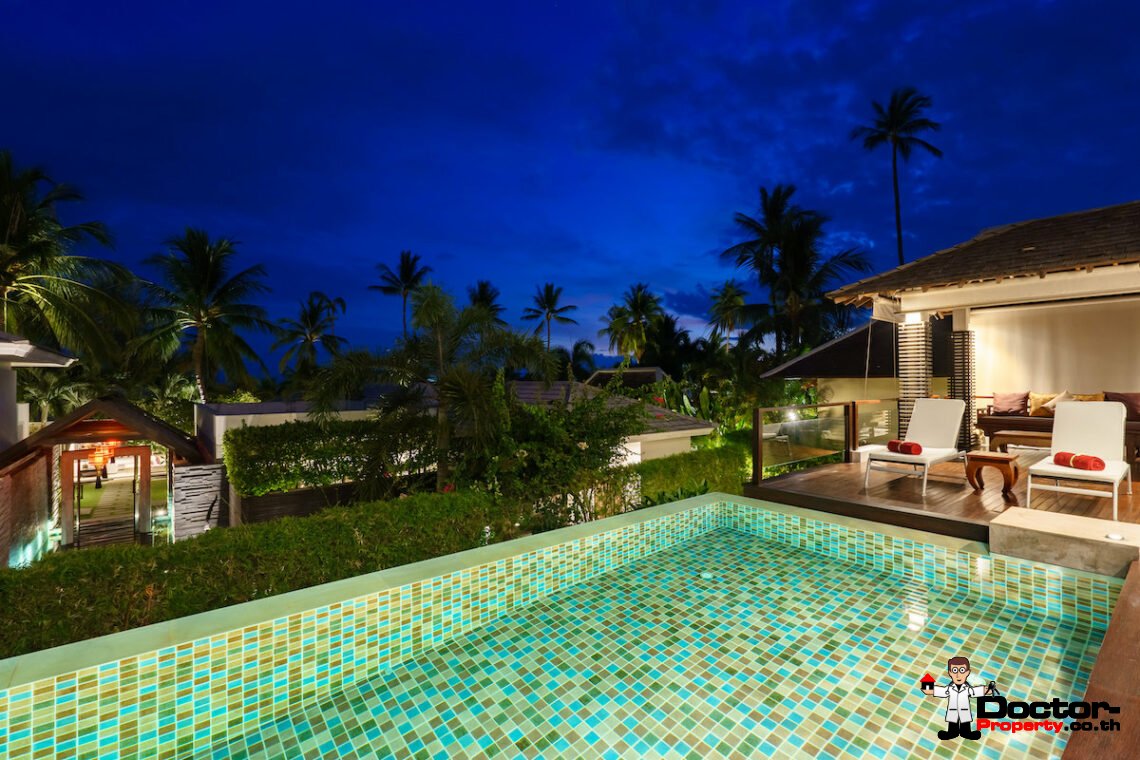 8 Bedroom Beachfront Villa – Lipa Noi, Koh Samui – For Sale